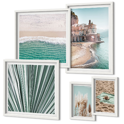 Parede galeria de quadros Vistas elegantes para o mar