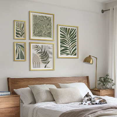 Parede galeria de quadros Padrões de plantas modernos