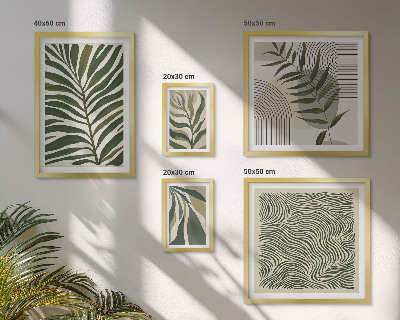 Parede galeria de quadros Padrões de plantas modernos