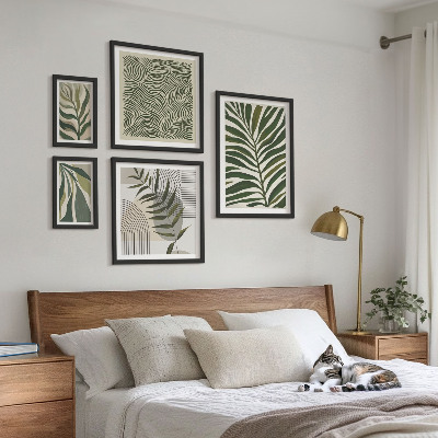 Parede galeria de quadros Padrões de plantas modernos