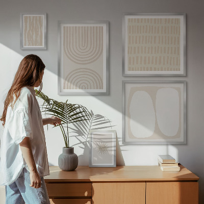 Galeria de parede Formas abstratas elegantes