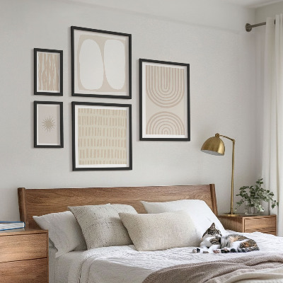 Galeria de parede Formas abstratas elegantes