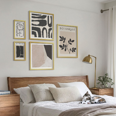 Galeria de parede Gráficos minimalistas elegantes