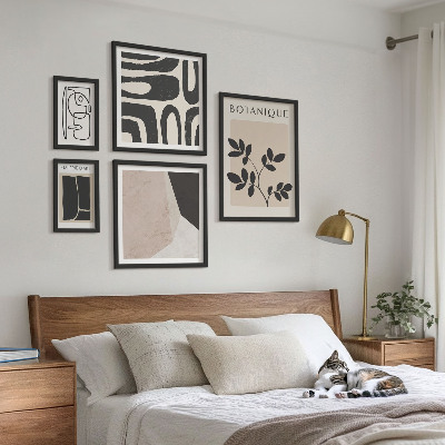Galeria de parede Gráficos minimalistas elegantes
