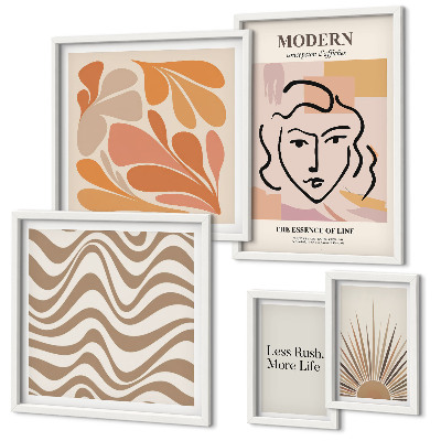 Galeria de parede Estilo abstrato moderno