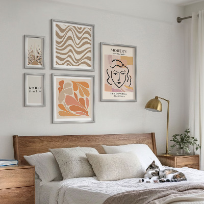 Galeria de parede Estilo abstrato moderno