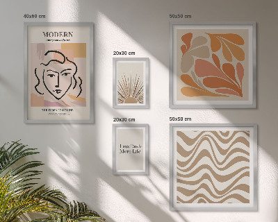 Galeria de parede Estilo abstrato moderno