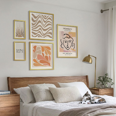 Galeria de parede Estilo abstrato moderno