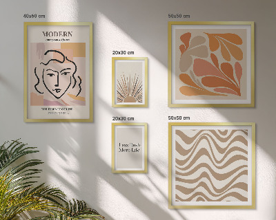 Galeria de parede Estilo abstrato moderno