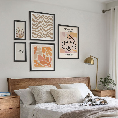 Galeria de parede Estilo abstrato moderno