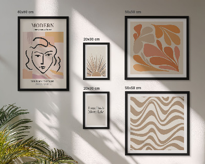 Galeria de parede Estilo abstrato moderno