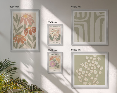 Parede galeria de quadros Estampas florais Londres Paris boho