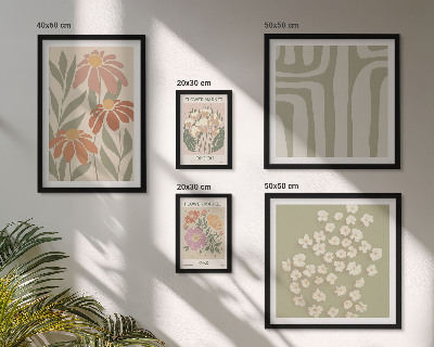 Parede galeria de quadros Estampas florais Londres Paris boho