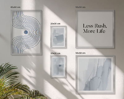Parede galeria de quadros Gráficos minimalistas modernos