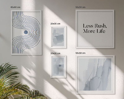 Parede galeria de quadros Gráficos minimalistas modernos