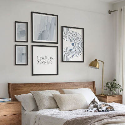 Parede galeria de quadros Gráficos minimalistas modernos