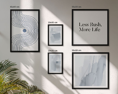 Parede galeria de quadros Gráficos minimalistas modernos