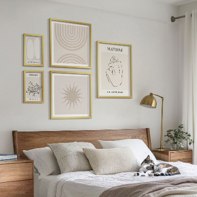 Parede galeria de quadros Linhas de arte minimalistas