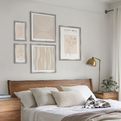 Galeria de parede Formas minimalistas de beleza