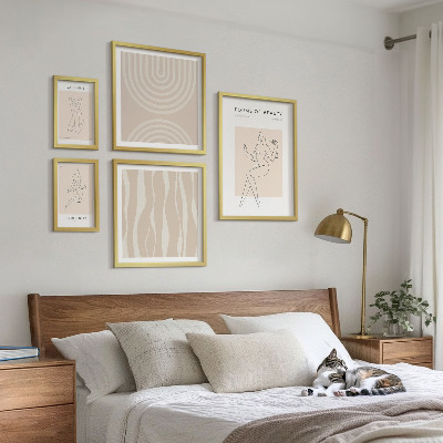 Galeria de parede Formas minimalistas de beleza