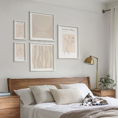 Galeria de parede Formas minimalistas de beleza