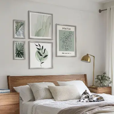 Galeria de quadros para parede tema inspirações vegetais da natureza
