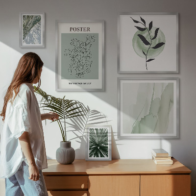 Parede galeria de quadros Inspirações vegetais da natureza