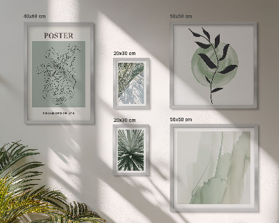 Parede galeria de quadros Inspirações vegetais da natureza
