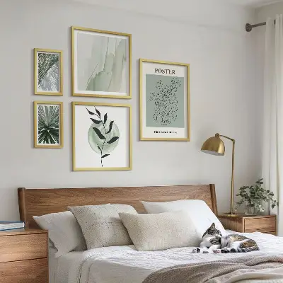 Galeria de quadros para parede tema inspirações vegetais da natureza