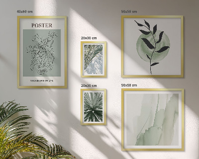 Parede galeria de quadros Inspirações vegetais da natureza