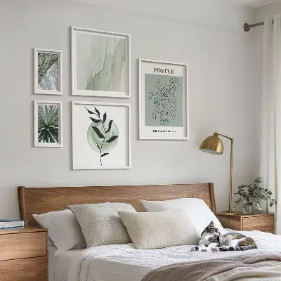 Galeria de quadros para parede tema inspirações vegetais da natureza