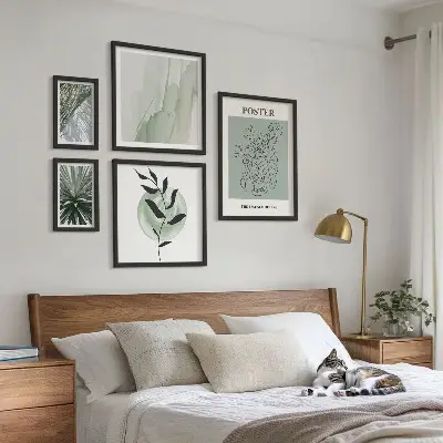 Galeria de quadros para parede tema inspirações vegetais da natureza