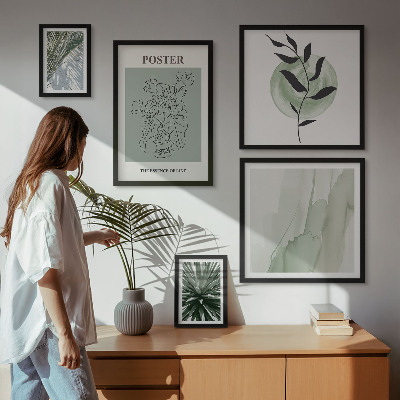 Parede galeria de quadros Inspirações vegetais da natureza
