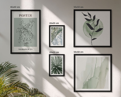 Parede galeria de quadros Inspirações vegetais da natureza