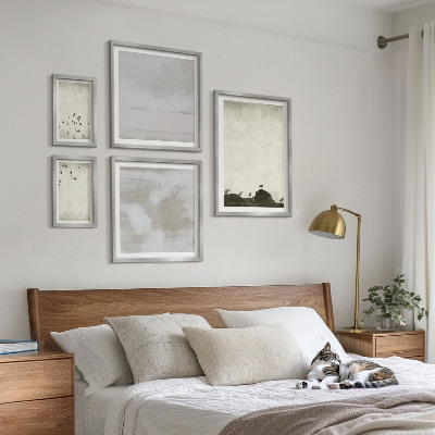 Parede galeria de quadros Pássaros minimalistas em voo