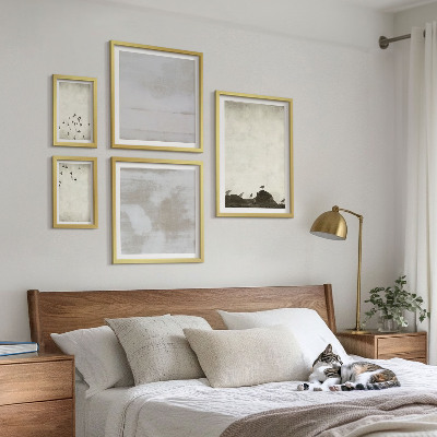 Parede galeria de quadros Pássaros minimalistas em voo