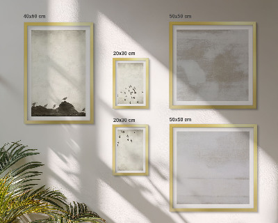 Parede galeria de quadros Pássaros minimalistas em voo