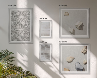 Conjunto de 5 quadros decorativos Texturas minimalistas modernas
