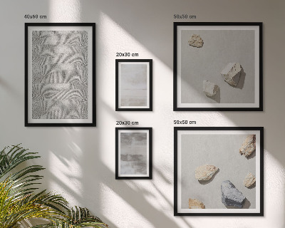 Conjunto de 5 quadros decorativos Texturas minimalistas modernas