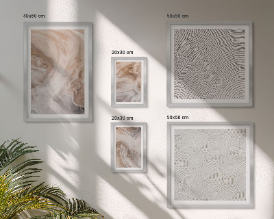 Parede galeria de quadros padrões de textura de pedra de mármore