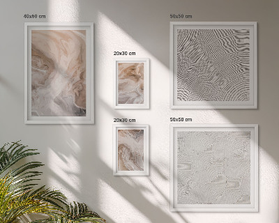 Parede galeria de quadros padrões de textura de pedra de mármore