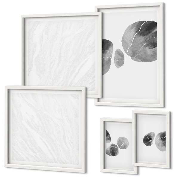 Galeria de parede Pintura abstrata com respingos de tinta