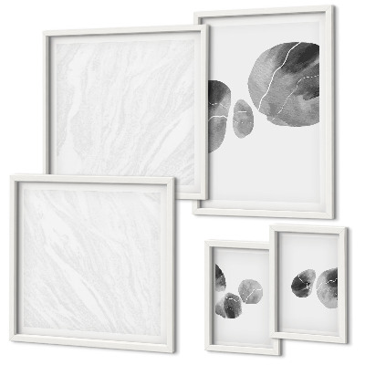 Galeria de parede Pintura abstrata com respingos de tinta