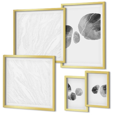 Galeria de parede Pintura abstrata com respingos de tinta