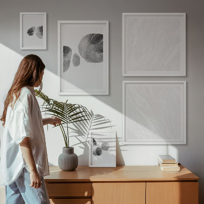 Galeria de parede Pintura abstrata com respingos de tinta