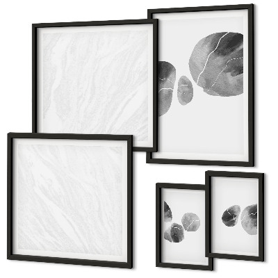Galeria de parede Pintura abstrata com respingos de tinta