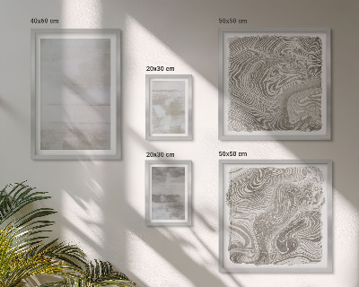 Conjunto de 5 quadros com moldura Texturas desgastadas em estilo moderno