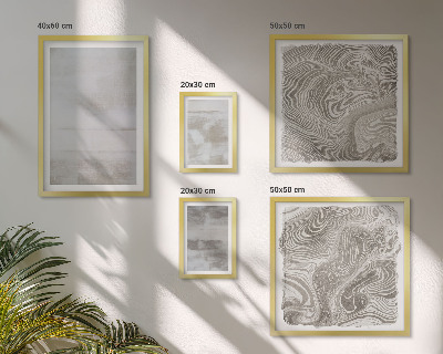 Conjunto de 5 quadros com moldura Texturas desgastadas em estilo moderno