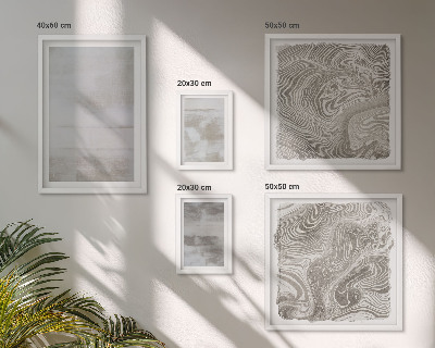Conjunto de 5 quadros com moldura Texturas desgastadas em estilo moderno
