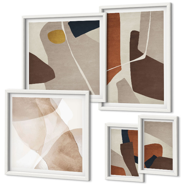 Galeria de parede Formas abstratas modernas